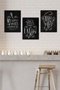 Wallity Cuadro Decorativo MDF Multicolor (3 Piezas)